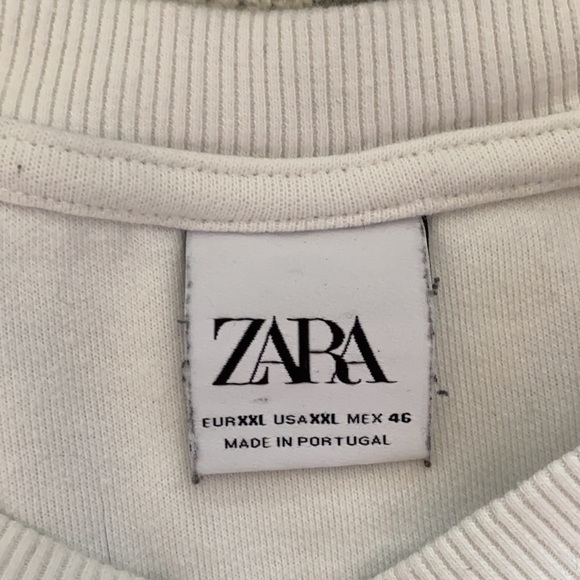 Zara White Crewneck - Picture 4 of 4